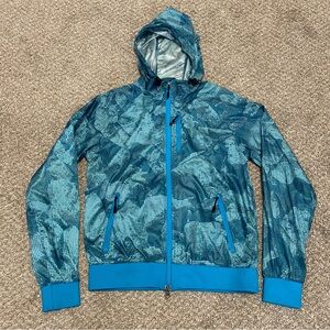 Nike Athletic Vented Windbreaker Full Zip Track Jacket Size Medium EUC
